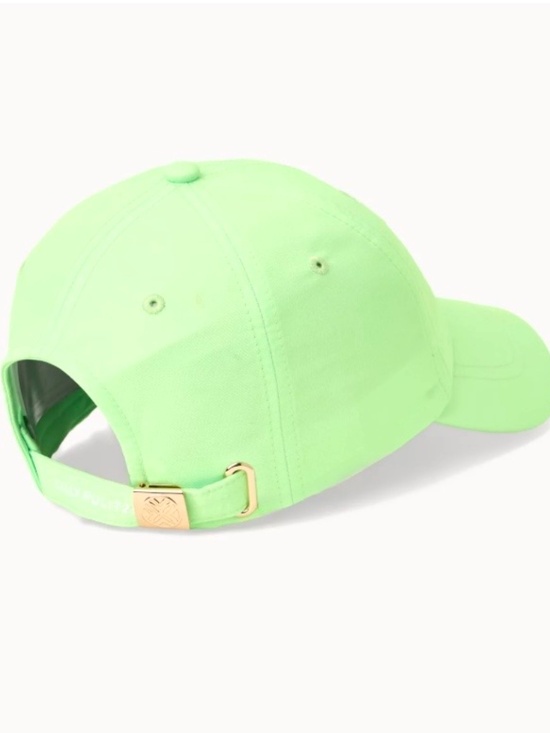 NWT Lilly Pulitzer Logo Run Around Hat in Pistachio Macaron